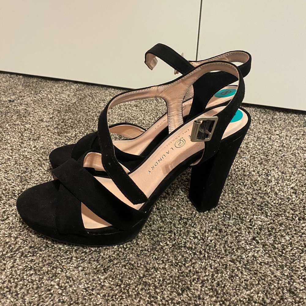 Black heels.